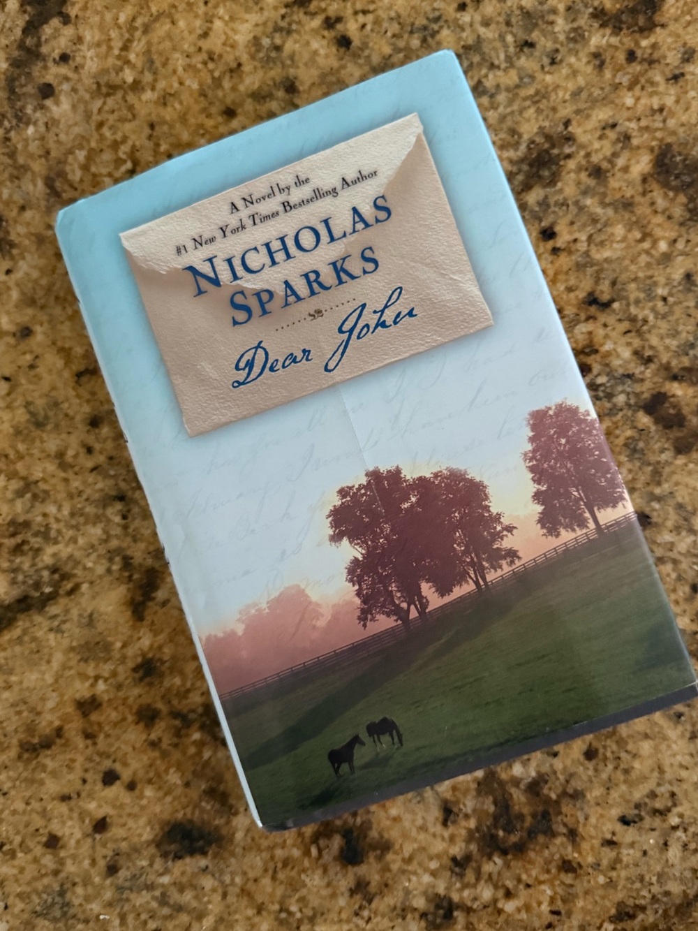 Dear John hardcover book , by Nickolas Sparks